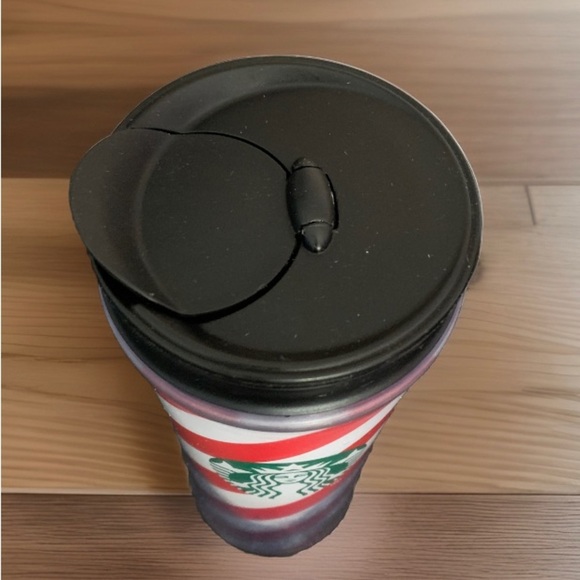 Starbucks Black and Pink Tumbler with Lid - Picture 2 of 5